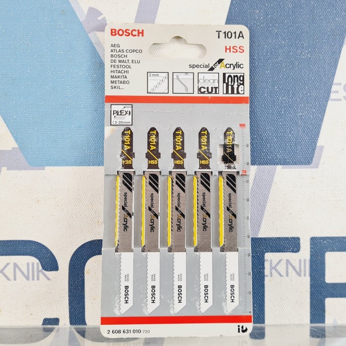 Jual Listrik Bosch Mata Jigsaw T101A Acrylic Akrilik Shopee Indonesia