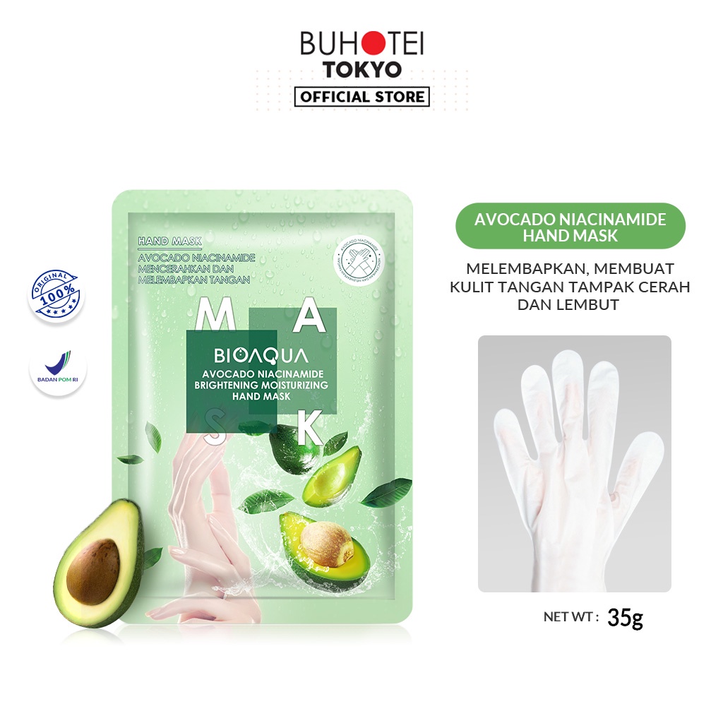 Jual Buhotei Bioaqua Niacinamide Brightening Moisturizing Hand Mask G Masker Tangan Untuk