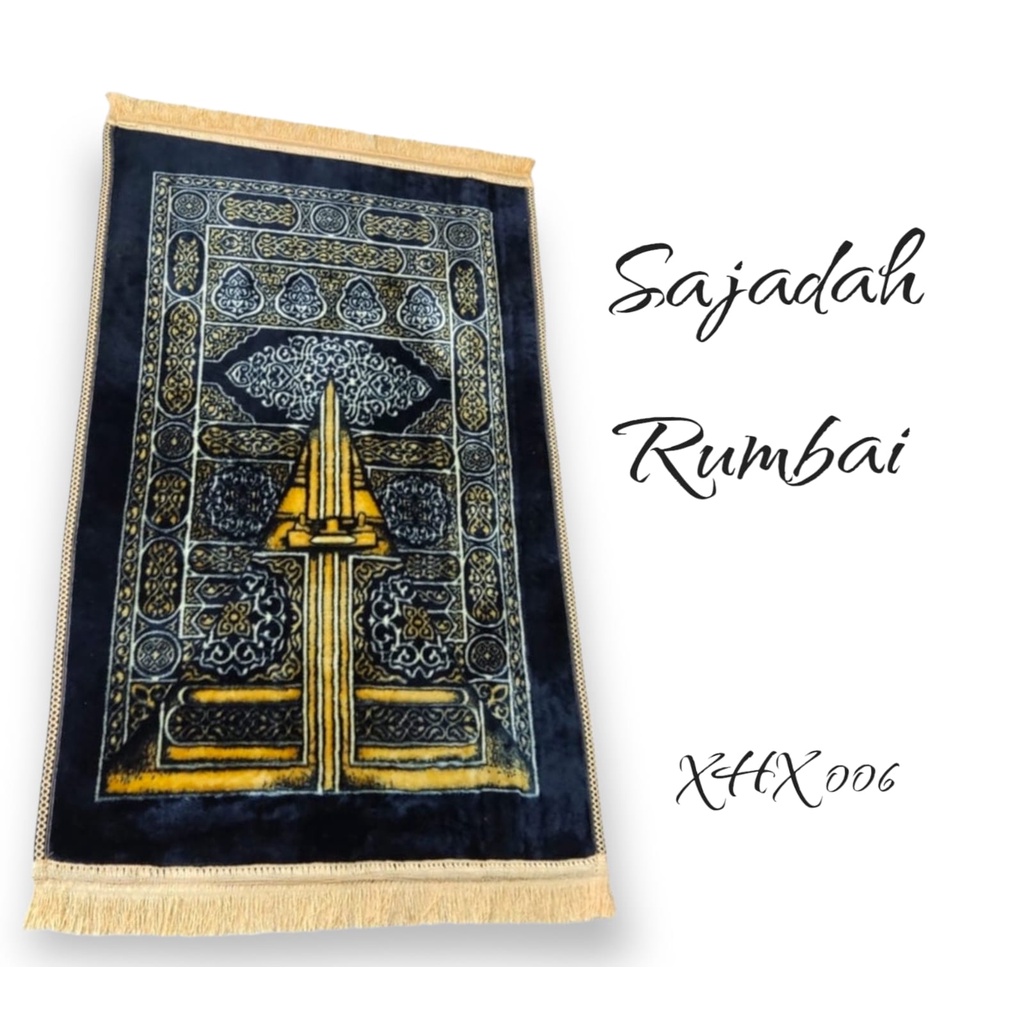 Jual sajadah turki sajadah turkey kiswah rumbai tebal besar nyaman ...