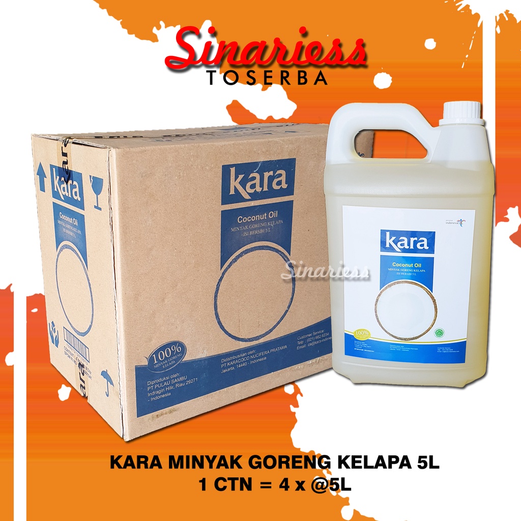 Jual Kara Minyak Goreng Kelapa Coconut Oil L Dus Isi X L Shopee Indonesia