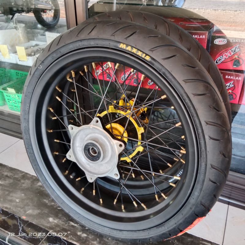 Jual Paket Velg Set sumo SuperMoto rakitan CRF150 KlX CRF 150 L D ...