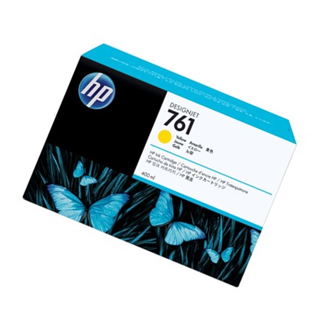 HP Toner 761 Yellow Cartridge Original (4)