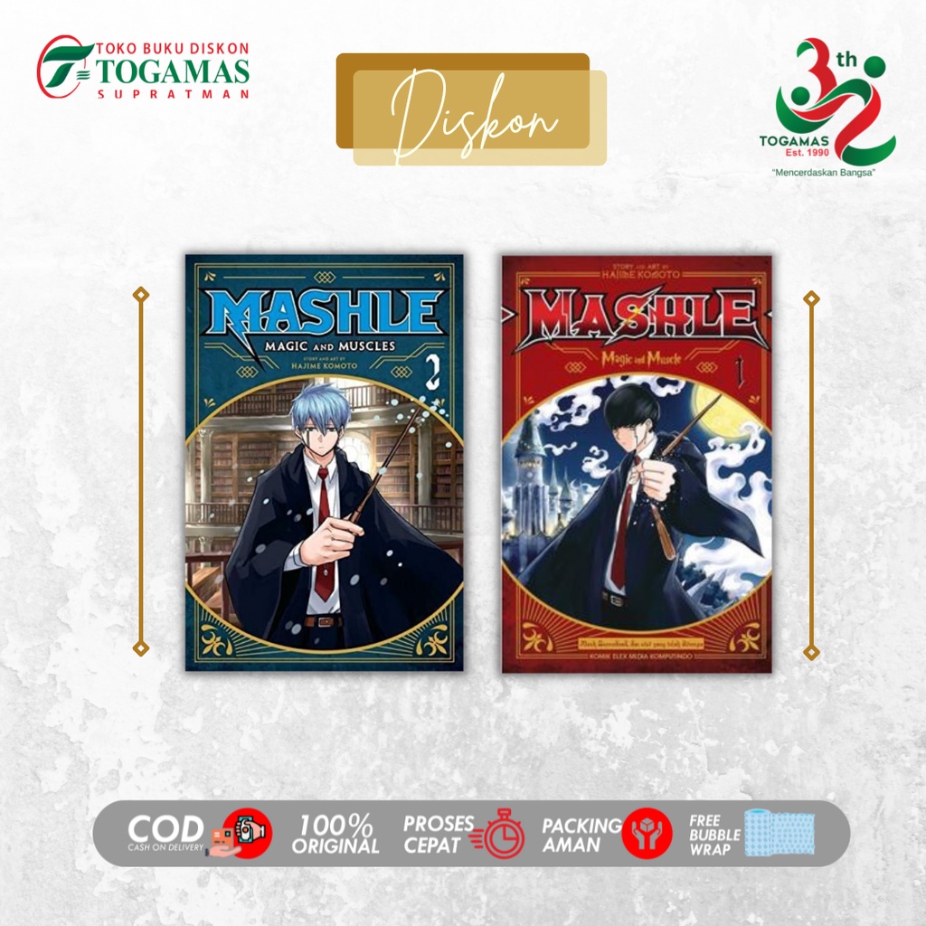 Jual MASHLE 01 // 02 - HAJIME KOMOTO | Shopee Indonesia