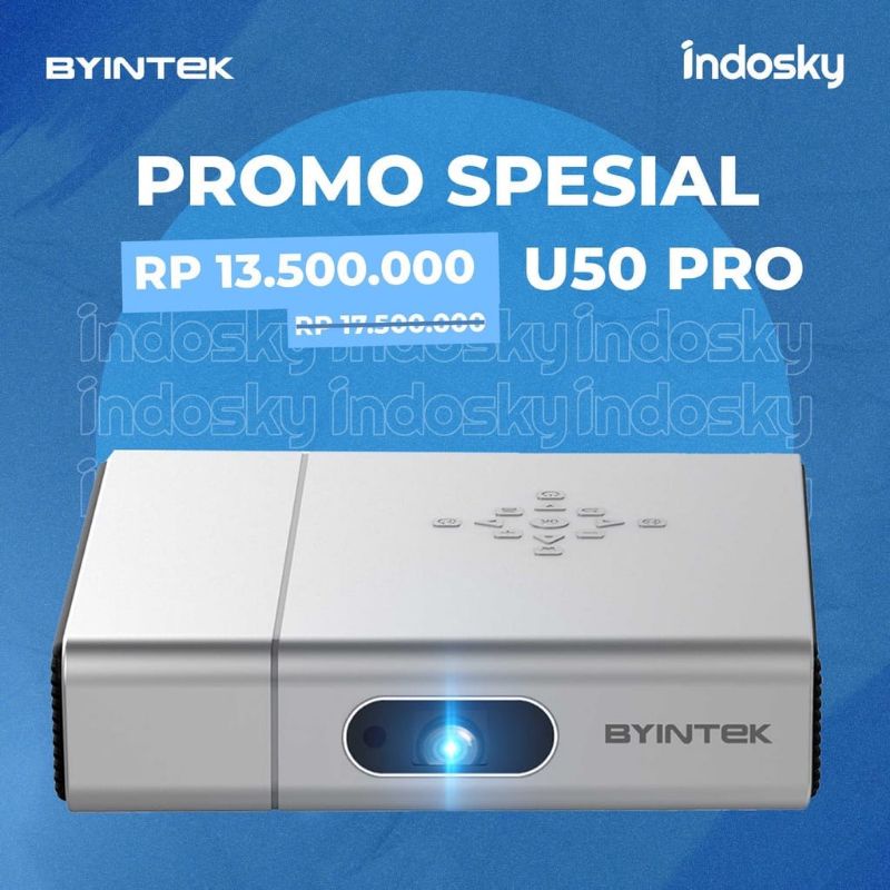 Jual PROYEKTOR BYINTEK U50 PRO ORIGINAL FULL HD | Shopee Indonesia