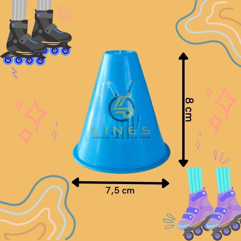 Jual CONE CONES INLINE SKATE SEPATU RODA HALANG RINTANG | Shopee Indonesia