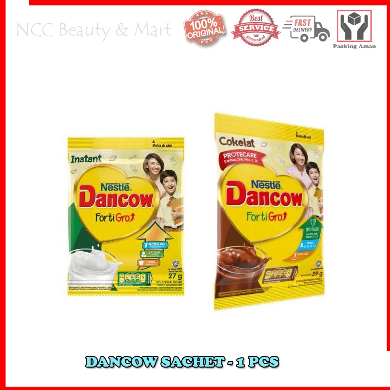 Jual [1 PCS] * NCC * Dancow Susu Bubuk Instant Sachet Dengan Forti Gro ...