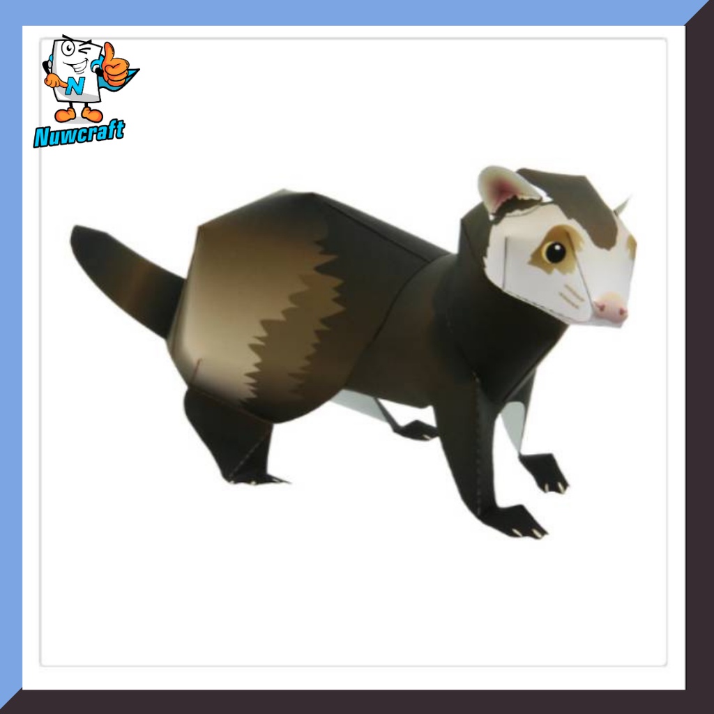 Jual Nuwcraft Ferret papercraft | Shopee Indonesia