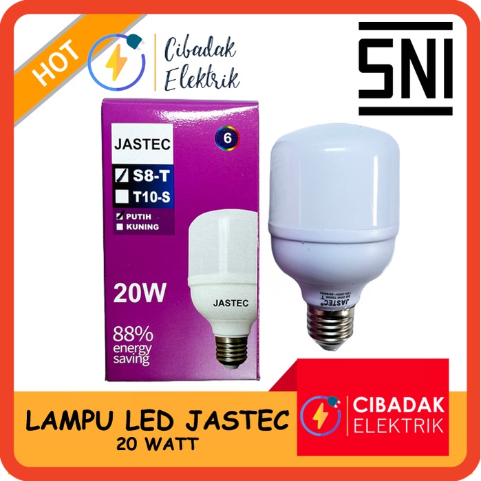 Jual LAMPU LED BULB 20 WATT JASTEC / LED BULB 20W / LAMPU BOHLAM 20 W