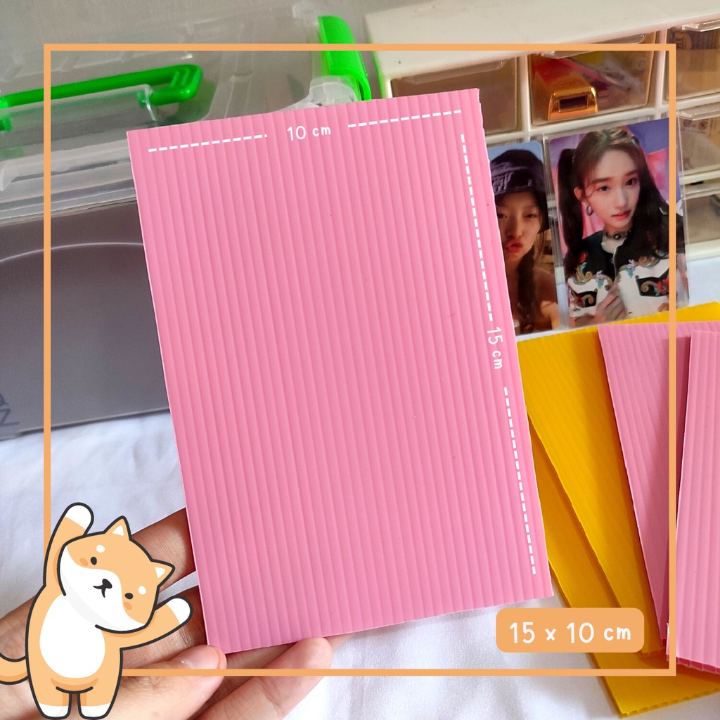 Jual (BISA CUSTOM) Packing Photocard Pc Infraboard Impraboard 15x10cm ...