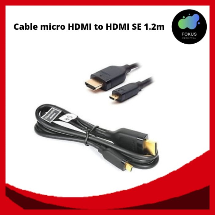 Jual Produk Terbaru Kabel Micro Hdmi To Hdmi Se Meter Shopee Indonesia