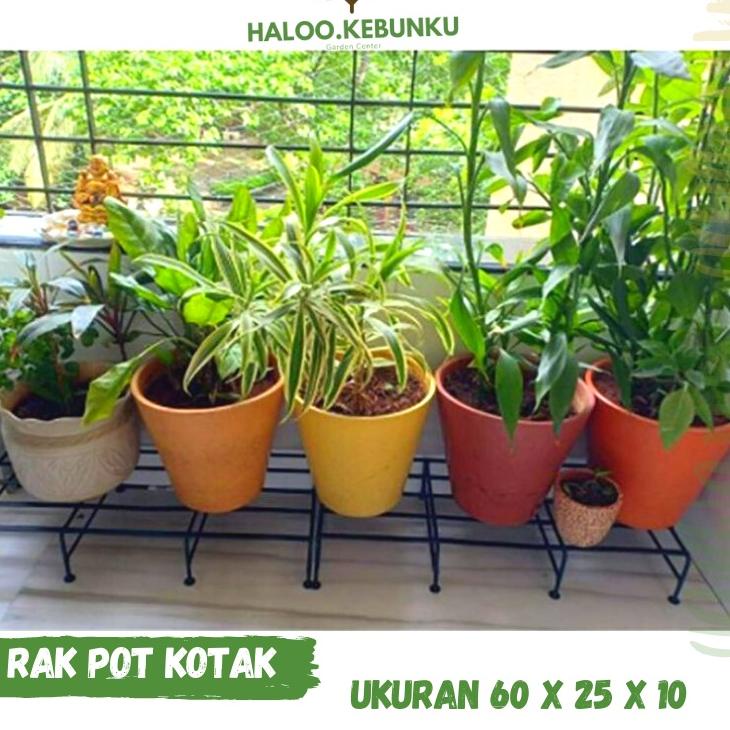 Jual HK Rak Tanaman Hias Pot Bunga Besar model Persegi | Shopee Indonesia