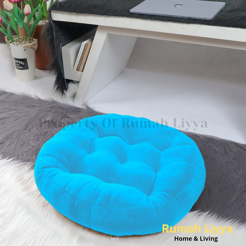 Jual Liyya Cushion Ball Alas Bantal Duduk Bulat Lantai Kursi Sofa ...
