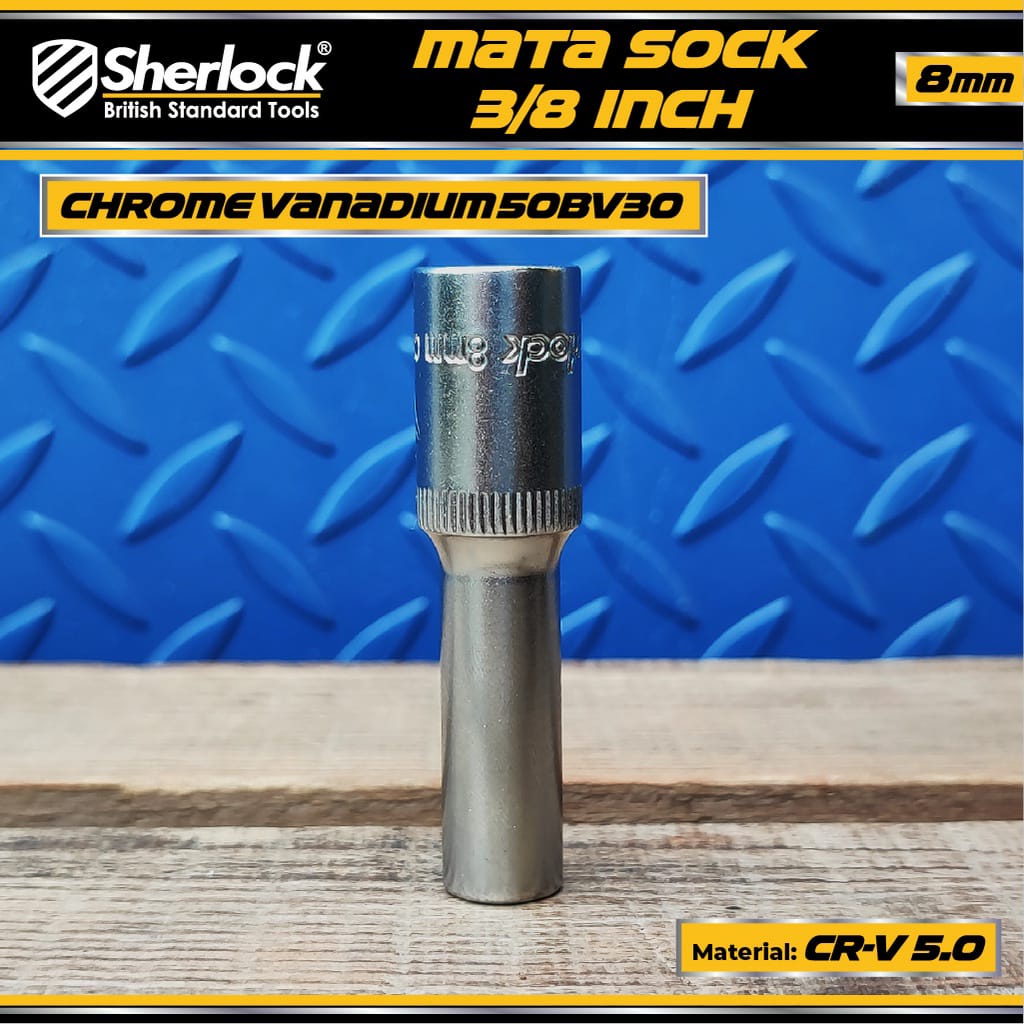 thumbnail image 2 of CAL-HAWK AISDCVB133M 3/8\" Dr. 6 POINT Metric Deep Impact Socket Set 13 Piece Chrome Vanadium Steel Metric Size Sockets 2 of 12