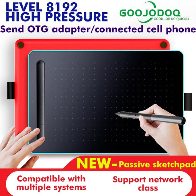 Jual Goojodoq 8/10 Inch Drawing Pen Tablet Digital Pen Tablet Graphics ...