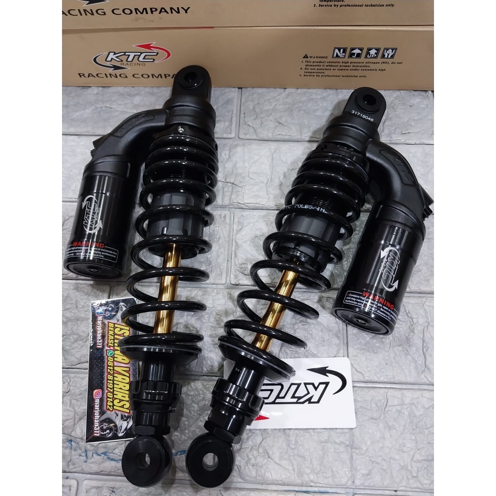 Jual Shock Ktc Evo Extreme Hitam Black Ready Ukuran Bisa Rx King Gl Honda Supra Harga