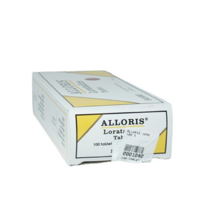 Jual ALLORIS 10MG 1 STRIP 10 TABLET / RINITIS ALERGI / URTIKARIA KRONIS ...