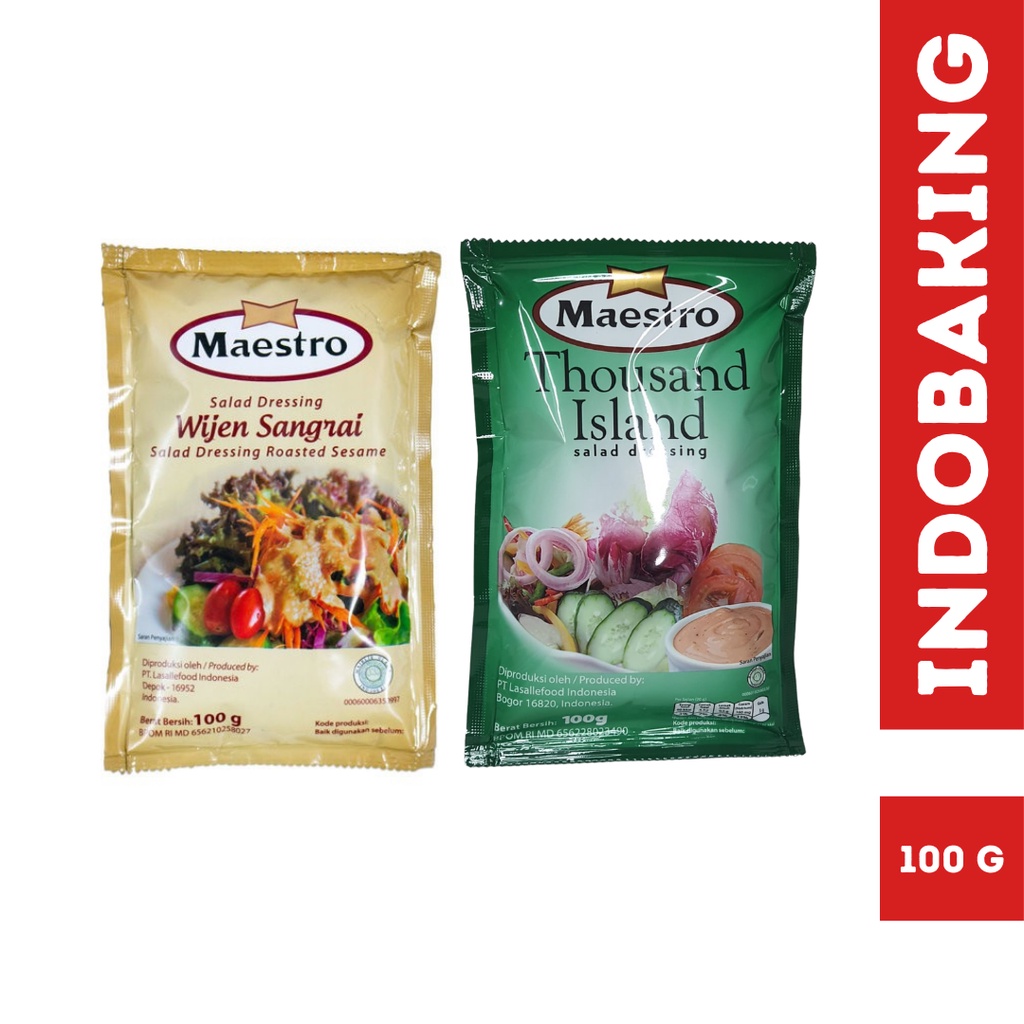 Jual Maestro Salad Dressing Sachet Roasted Sesame Wijen Sangrai