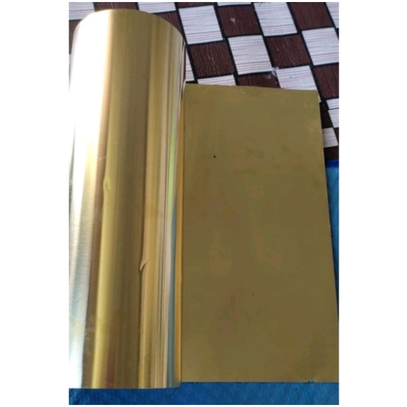 Jual Plat Kuningan Ukuran 36x120cm Tebal 0,4mm | Shopee Indonesia