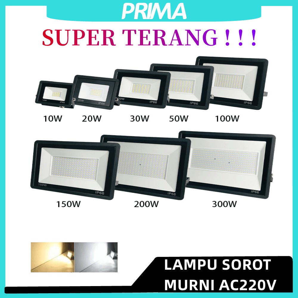 Jual Lampu Led Sorot Lampu Tembak Flood Light Sorot W W W W W