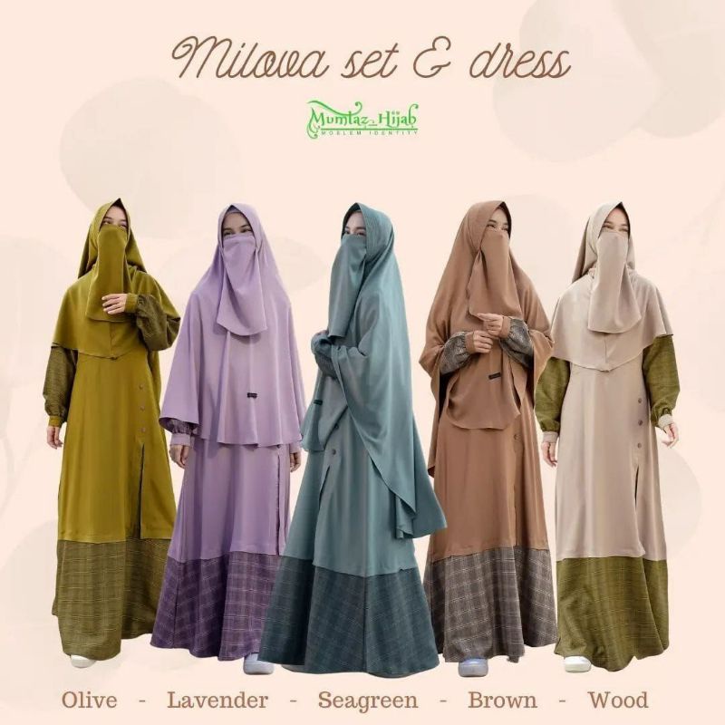 Jual Gamis set Milova by Mumtaz Hijab | Shopee Indonesia