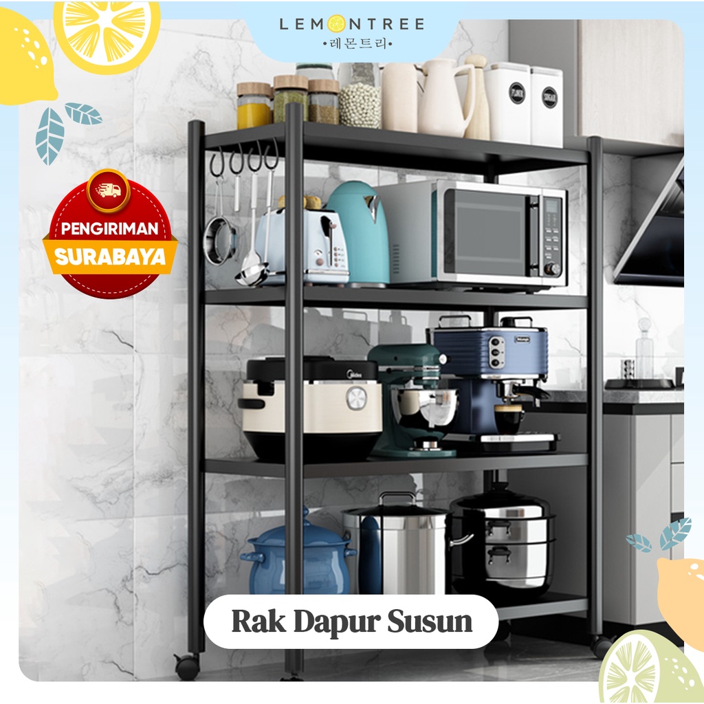 Jual Rak Microwave Susun Rak Dapur Minimalis Rak Oven Penyimpanan