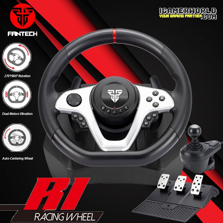 Jual Fantech R1 Racing Steering Wheel Racing Simulator For PS4 PC XBOX