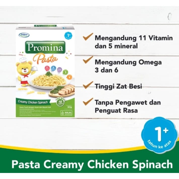 Jual Promina Pasta Creamy Chicken Spinach Pasta Creamy Chicken Spinach