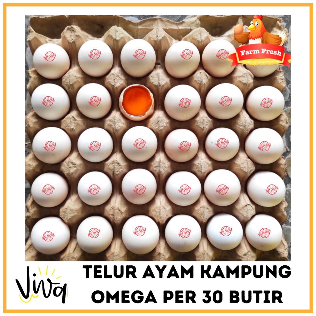 Jual Telur Ayam Kampung Omega Per 30 Butir1 Papan Shopee Indonesia 1994