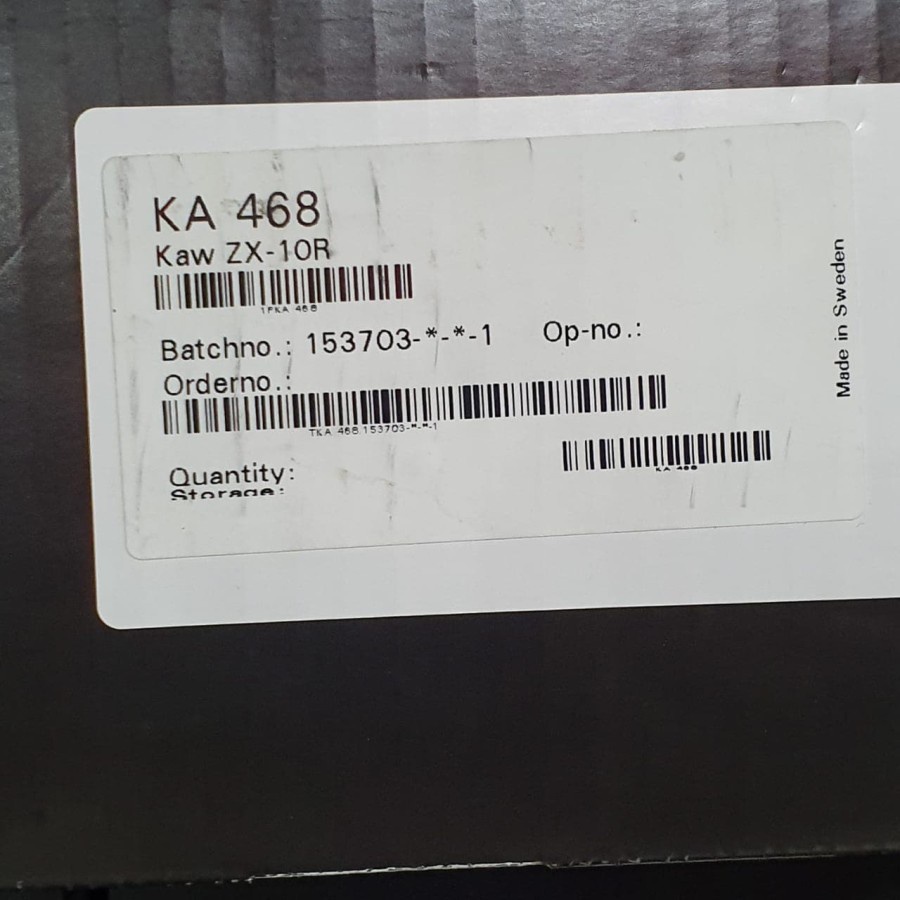 ・ 2016 KAWASAKI NINJA ZX-14R REAR RIGHT PASSENGER FOOT PEG W