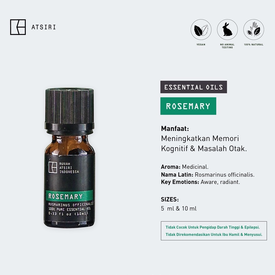 Jual Rosemary Essential Oil By Rumah Atsiri | Shopee Indonesia