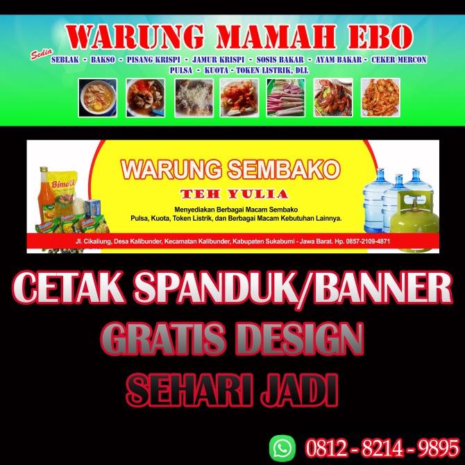 Jual Cetak Spanduk Banner Murah Bagus Gratis Design Sehari Langsung ...