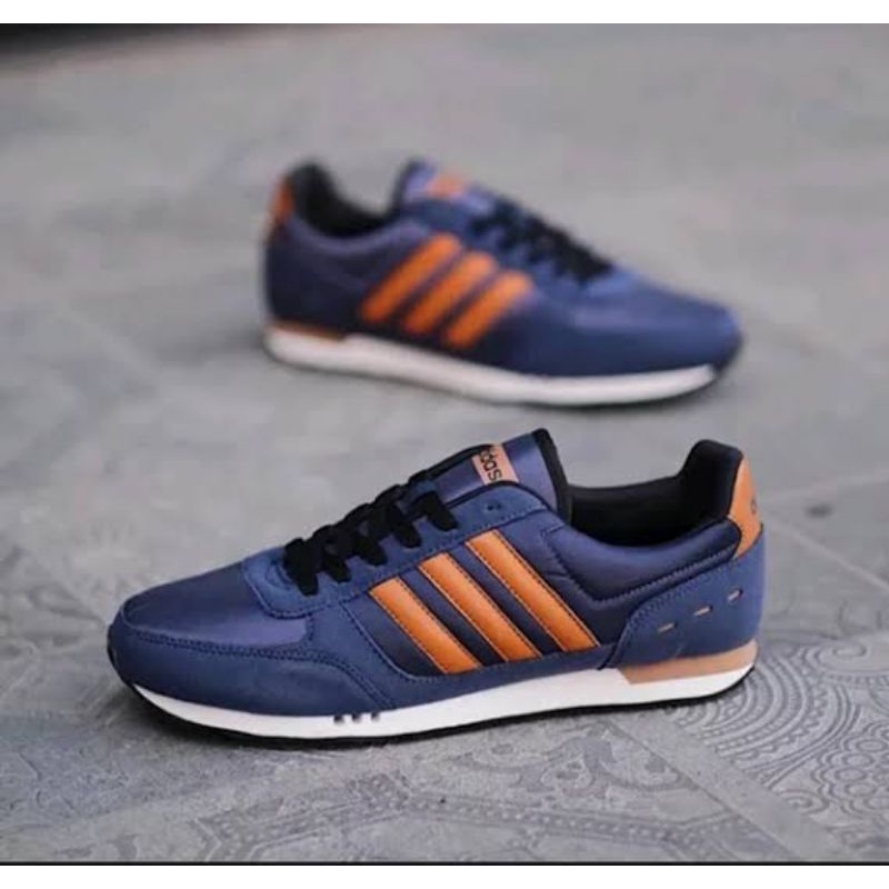 Adidas neo city racer navy brown clearance