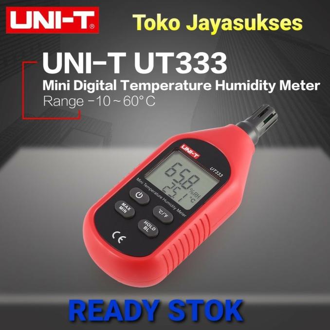 Jual UNI-T UT333 DIGITAL THERMOMETER HYGROMETER TEMPERATURE HUMIDITY ...