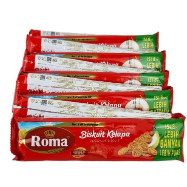 Jual ROMA KELAPA SACHET 36 GRAM / 1PACK ISI 10 PCS | Shopee Indonesia