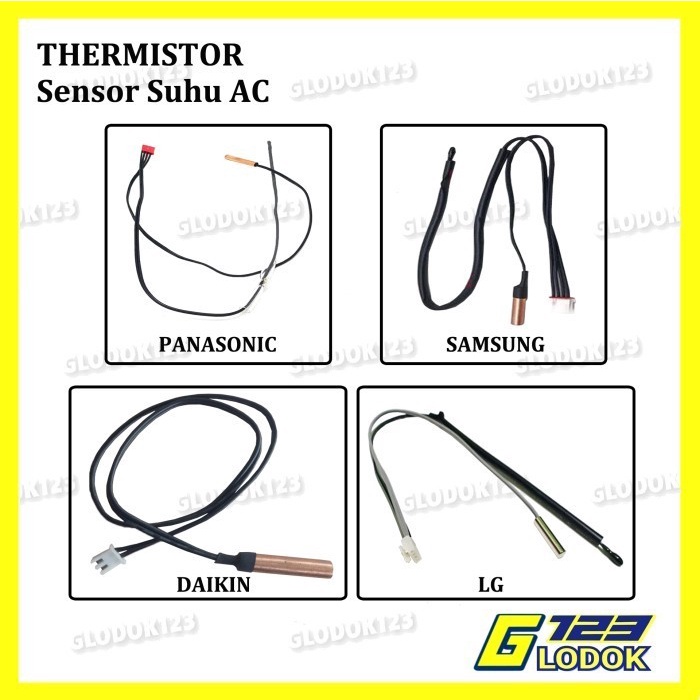 Jual Thermistor AC Daikin Panasonic Samsung LG Termistor Sensor Suhu ...