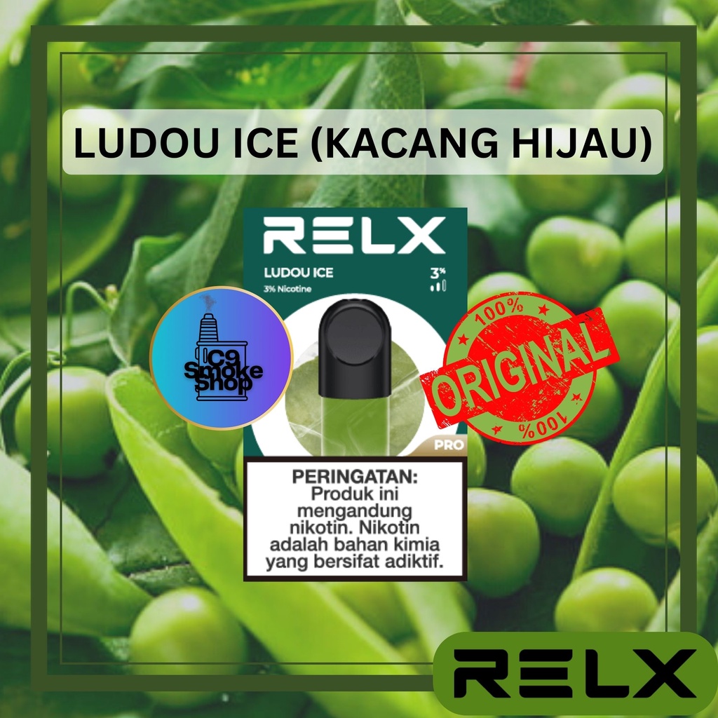 Jual Relx Pod Pro Authentic Kacang Hijau Ludou Ice Resmi