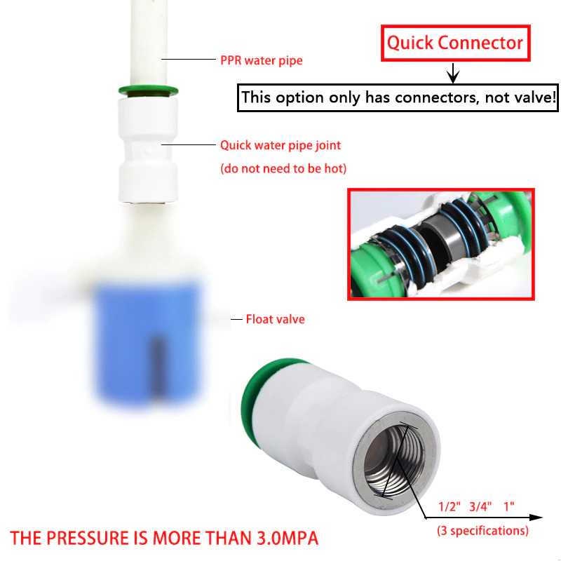 Buy Sourcing Water Float Valve G3/4 DN20 Automatic Float Ball Valve Sensor For Water Tank Pump 304 Stainless Steel 110 Mm Ball - View #13