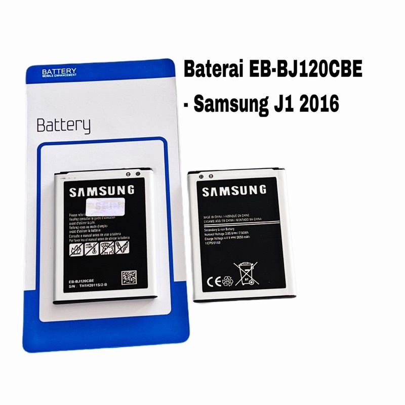 Jual BATERAI SAMSUNG J1 2016 ( EB-BJ120CBE ) | Shopee Indonesia