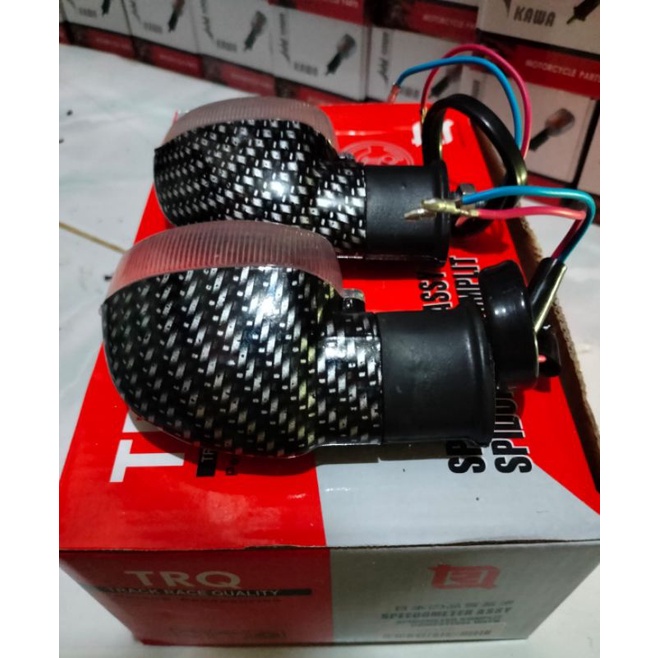 Jual Lampu Sein Vixion Old Karbon Buah Kualitas Terbaik Shopee