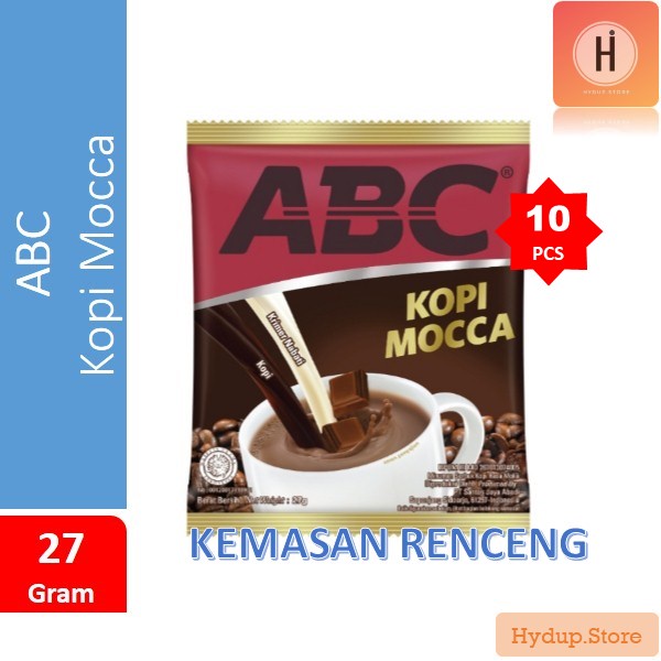Jual Kopi ABC Mocca Renceng isi 10 Sahset Kemasan 27 Gr | Shopee Indonesia
