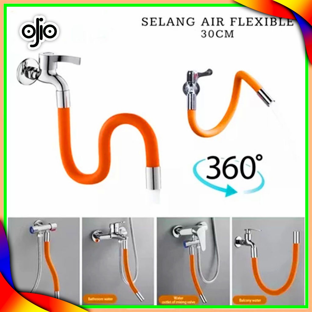 Jual Sambungan Kran Air Fleksibel 360 Derajat Selang Sambungan Kran Air 360 Derajat Selang 8490