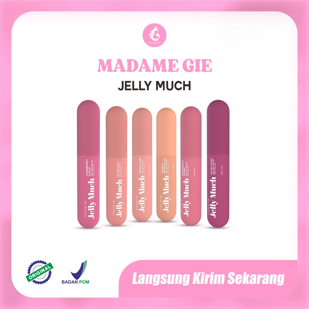 Jual Madame Gie Jelly Much | Gel Lipt Tint with Vitamin E | 5ml ...