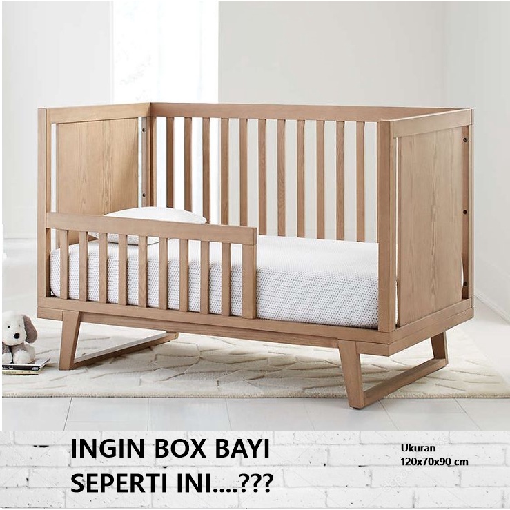 Jual Set Box Bayi Minimalis Kayu Solid Tempat Tidur Bayi Terbaru ...