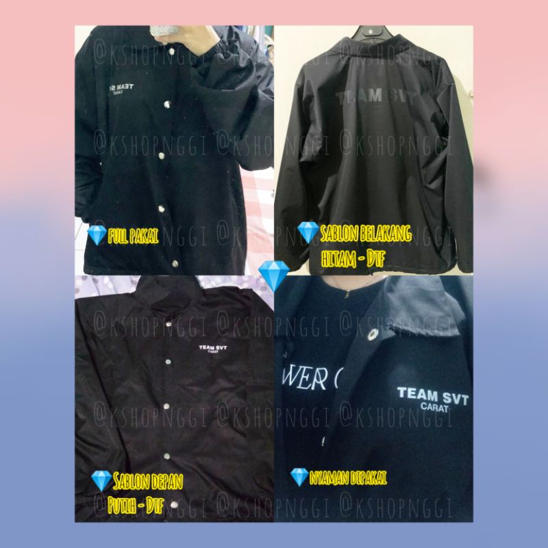 Jual SEVENTEEN COACH JACKET CARATLAND 2022 | Shopee Indonesia