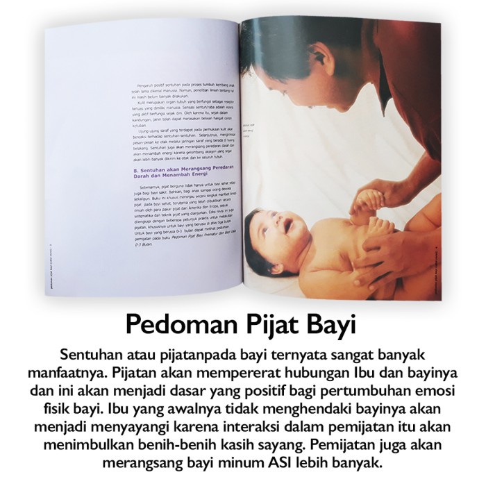 Jual BUKU PANDUAN PEMIJATAN: PEDOMAN PIJAT BAYI + VCD PAKET DR UTAMI ...