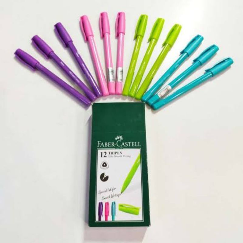 Jual Pulpen Tripen Faber-Castell 1 box isi 12 pcs | Shopee Indonesia
