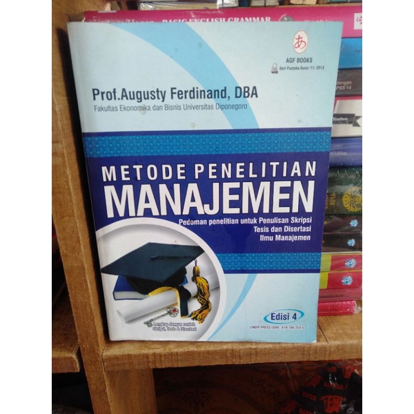 Jual Metode Penelitian Manajemen Pedoman Penelitian Untuk Penulisan ...