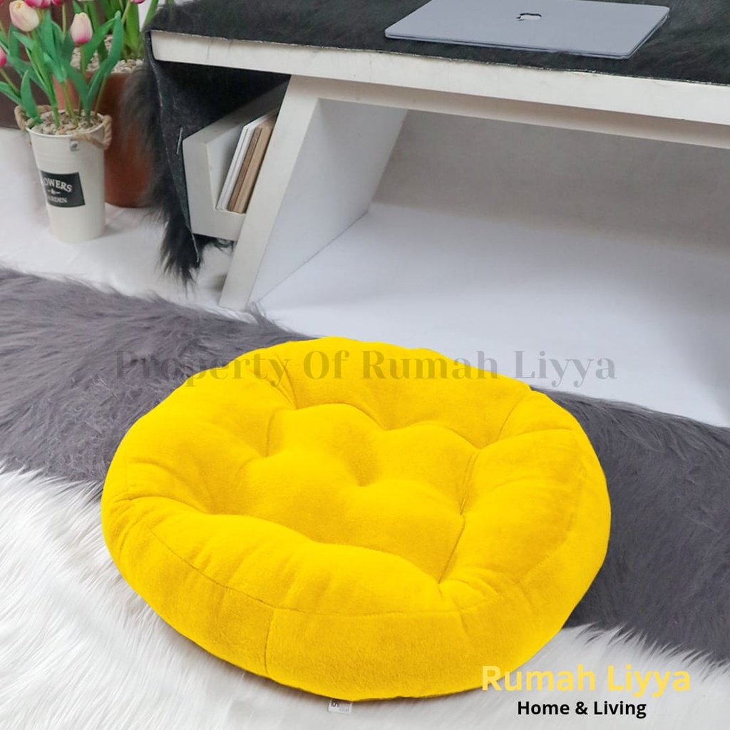 Jual Liyya Cushion Ball Alas Bantal Duduk Bulat Lantai Kursi Sofa ...