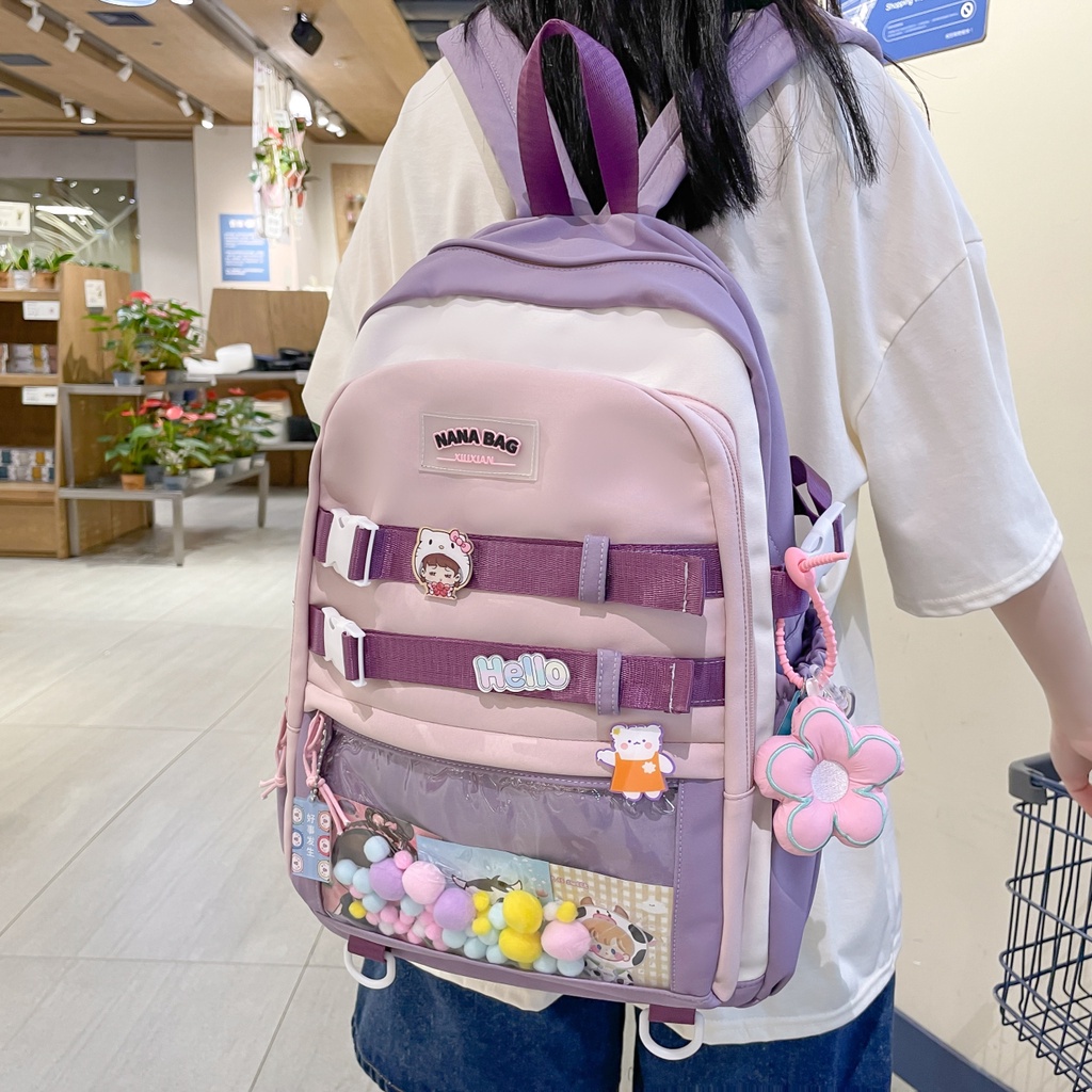 Jual Fashion Tas Sekolah Ransel murid Anak Tas Sekolah siswa sekolah ...