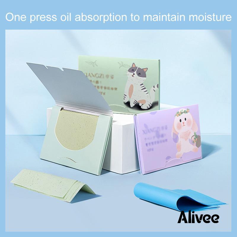 ️[Alivee]100 Pcs Kertas Tissue Wajah Penyerap Minyak Oil Control Paper